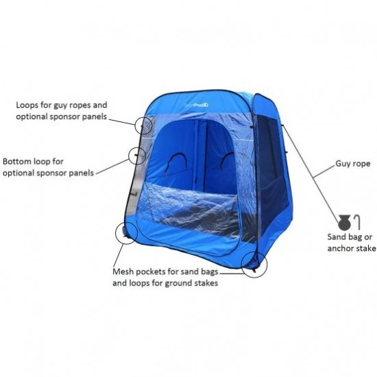 TeamPod™ All-Weather SportPod™ Pop Up Chair Tent Best Price TeamPod™ All-Weather SportPod™ Pop Up Chair Tent Best Price -Football Shop a00 202 diagram 550x550 1