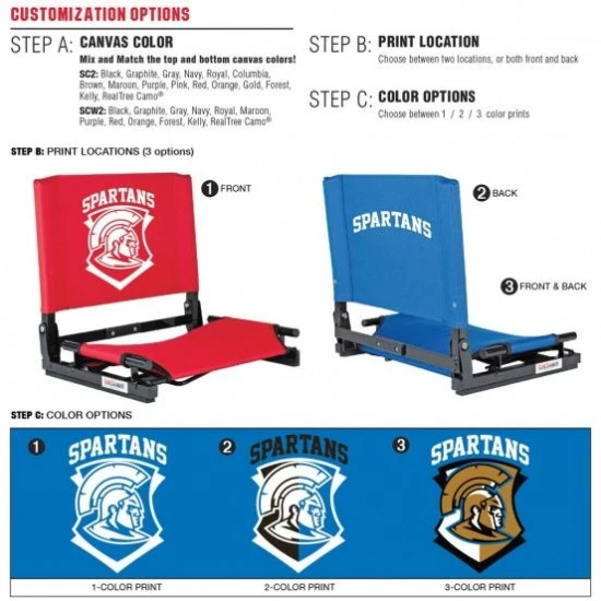 Stadium Chair Bleacher Seat (WSC2), DELUXE MODEL (4" wider) Best Price Stadium Chair Bleacher Seat (WSC2), DELUXE MODEL (4" Wider) Best Price -Football Shop a07 752 new custom 550x550 1