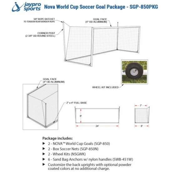 Jaypro Nova World Cup Soccer Goal Package - SGP-850PKG Best Price Jaypro Nova World Cup Soccer Goal Package - SGP-850PKG Best Price -Football Shop a11 102 package 550x550 1