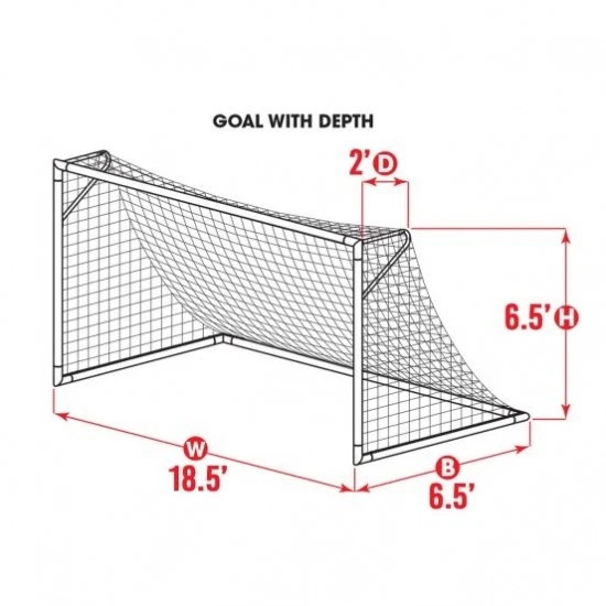 Kwik Goal 6.5'x18.5'x2'x6.5' Soccer Net, 3mm, WHITE, 3B5721 Best Price Kwik Goal 6.5'x18.5'x2'x6.5' Soccer Net, 3mm, WHITE, 3B5721 Best Price -Football Shop a11 538 new diag 550x550 1