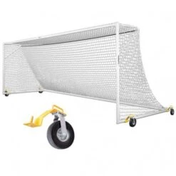 Kwik Goal 8'x24' Deluxe European Club Soccer Goal W/ Swivel Wheels, 2B3006SW Best Price